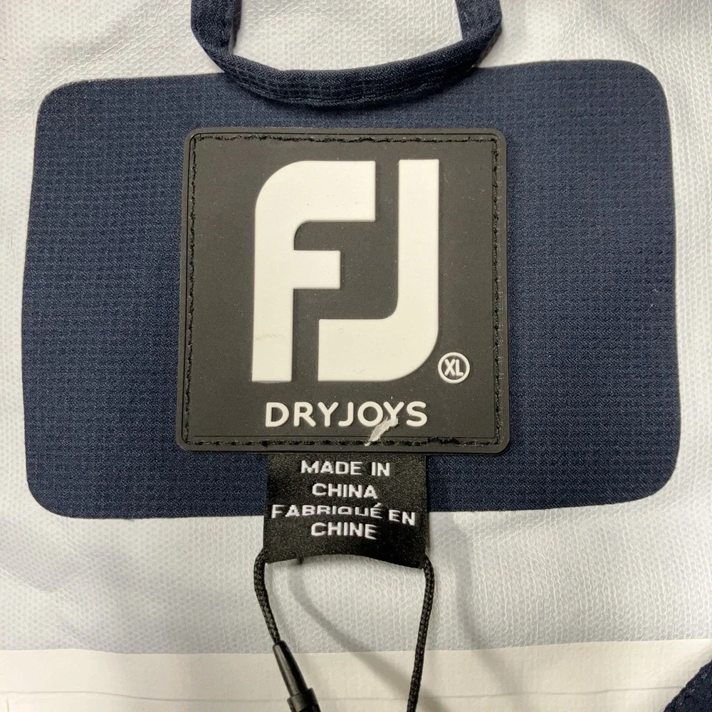 NWT Footjoy Dryjoys Hydrolite Golf Rain Jacket Mens XL Indigo Navy 28199
